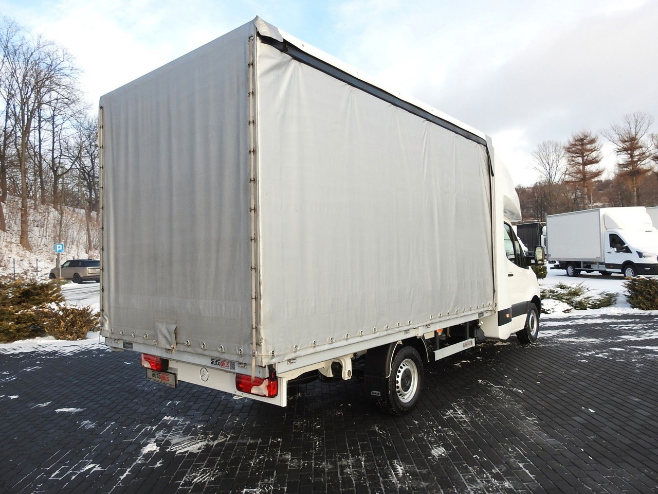 Mercedes-Benz SPRINTER 316 PRITSCHE PLANE 8 PALETTEN WEBASTO - Furgons ar tentu, Kravas-pasažieru furgons: foto 3 Mercedes-Benz SPRINTER 316 PRITSCHE PLANE 8 PALETTEN WEBASTO - Furgons ar tentu, Kravas-pasažieru furgons: foto 3