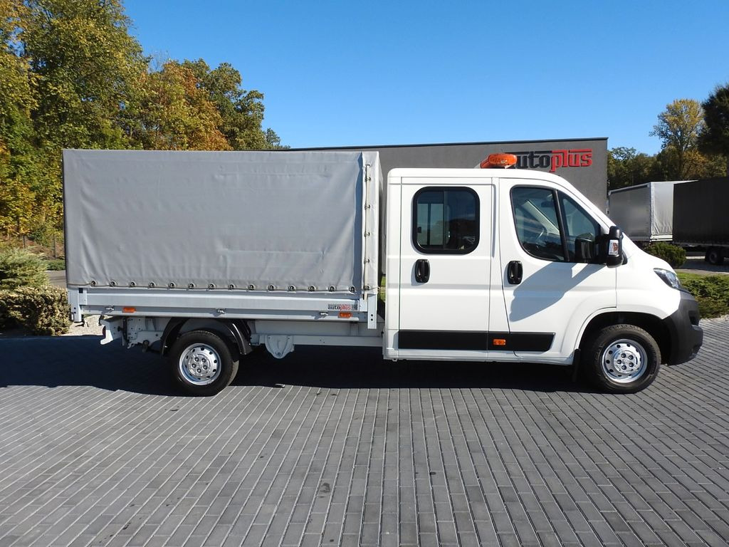 Automašīna ar kravas platformu, Kravas-pasažieru furgons Peugeot BOXER PRITSCHE DOPPELKABINE DOKA 7 SITZE: foto 7