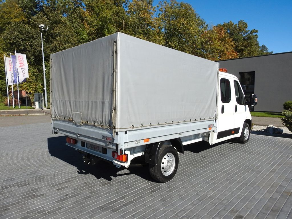 Automašīna ar kravas platformu, Kravas-pasažieru furgons Peugeot BOXER PRITSCHE DOPPELKABINE DOKA 7 SITZE: foto 12