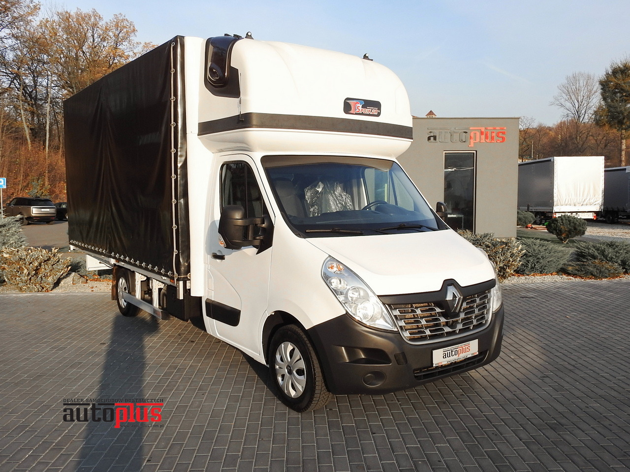 RENAULT MASTER TARPAULIN 10 PALLETS WEBASTO CRUISE CONTROL AIR CONDITIONING PNEUMATICS 170HP - Furgons ar tentu: foto 1 RENAULT MASTER TARPAULIN 10 PALLETS WEBASTO CRUISE CONTROL AIR CONDITIONING PNEUMATICS 170HP - Furgons ar tentu: foto 1