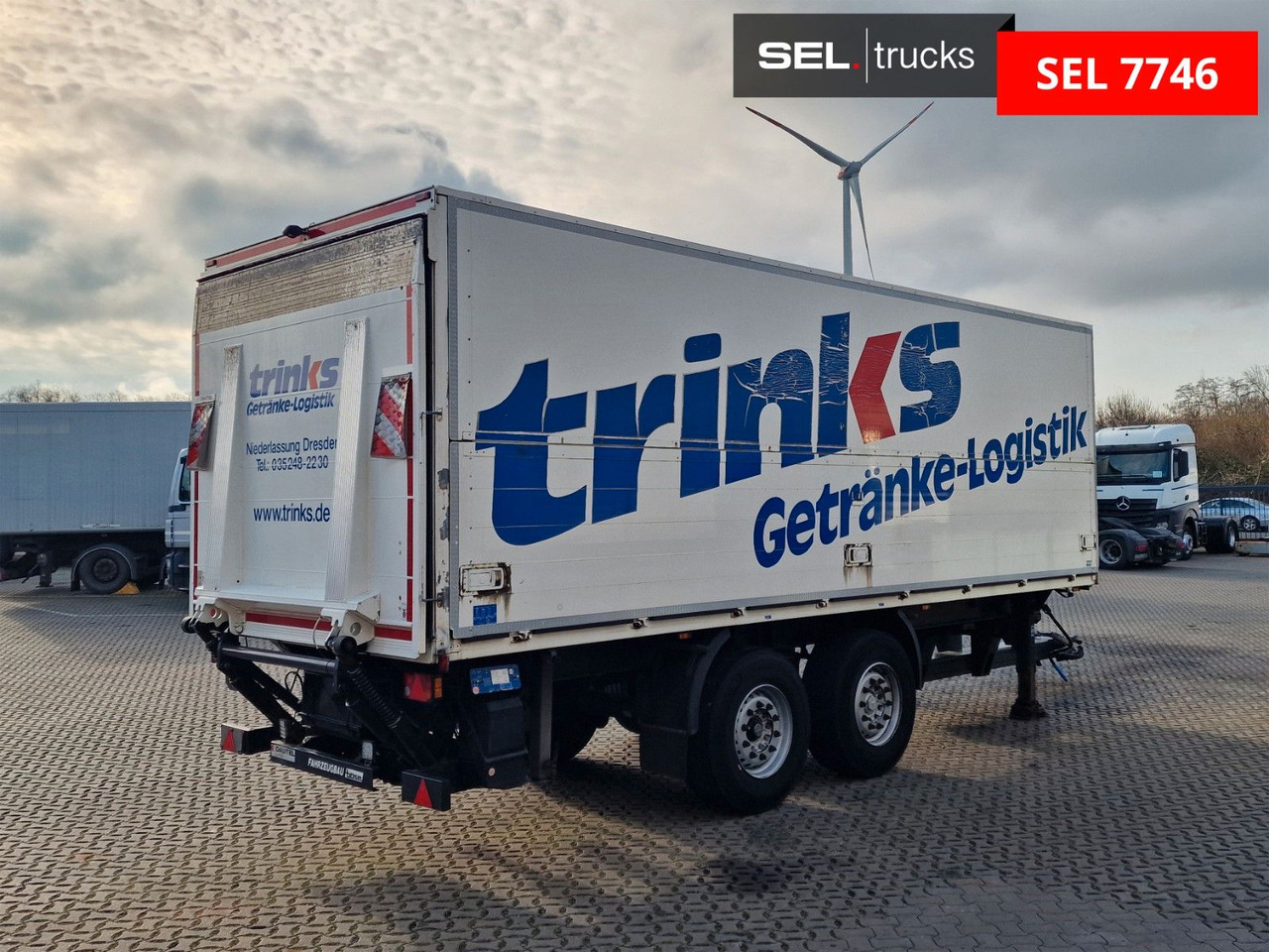 Böse BTA 7.3 / Ladebordwand / 2 Achsen - Tandem - Piekabe dzērienu pārvadāšanai: foto 5 Böse BTA 7.3 / Ladebordwand / 2 Achsen - Tandem - Piekabe dzērienu pārvadāšanai: foto 5