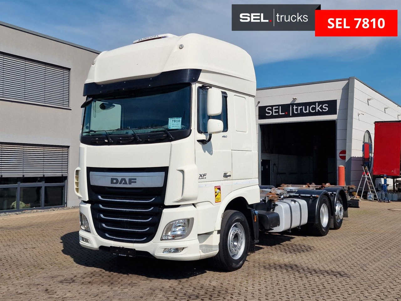 DAF XF 460 FAN / Intarder / Lenkachse / Standklima - Konteineru vedējs/ Kravas automašīna ar noņemamā virsbūve: foto 1 DAF XF 460 FAN / Intarder / Lenkachse / Standklima - Konteineru vedējs/ Kravas automašīna ar noņemamā virsbūve: foto 1