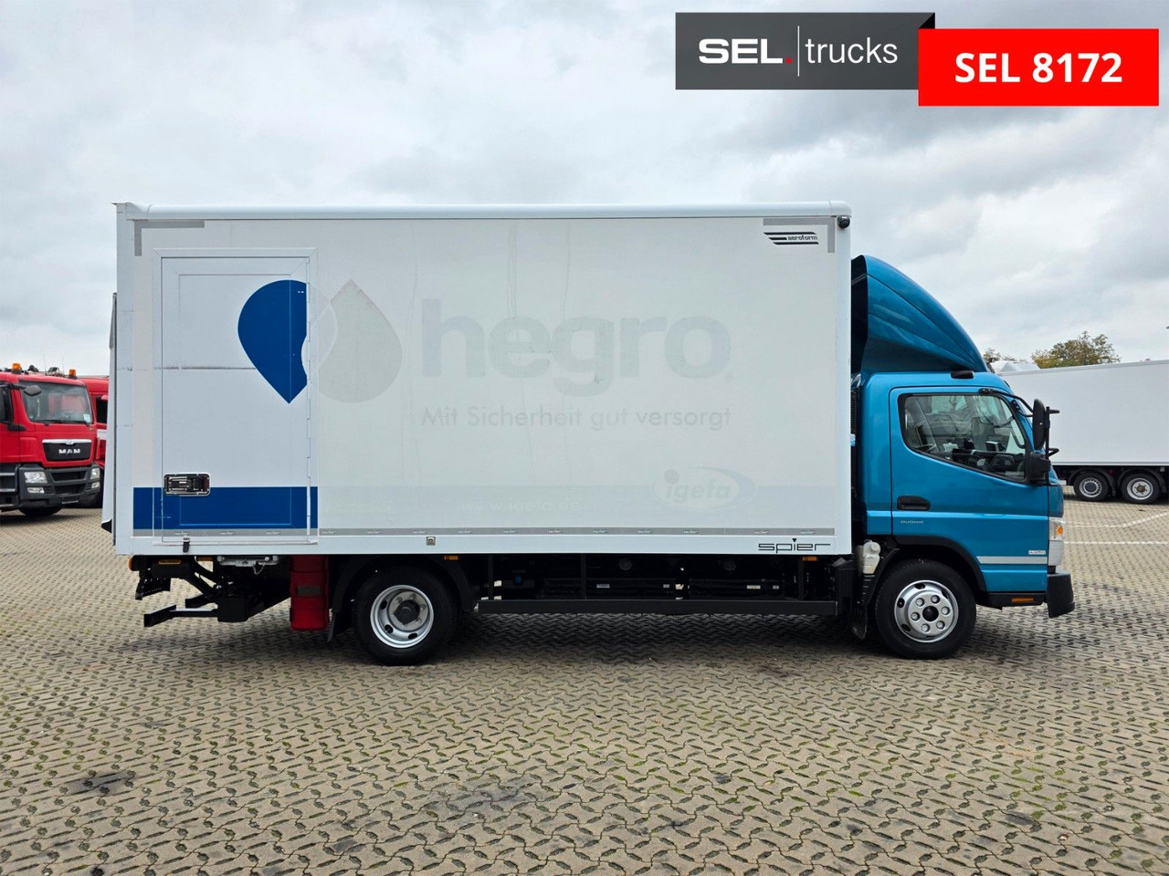 FUSO Canter 9C18 / Ladebordwand / 3 Sitzen - Furgons ar slēgtā virsbūve: foto 4 FUSO Canter 9C18 / Ladebordwand / 3 Sitzen - Furgons ar slēgtā virsbūve: foto 4