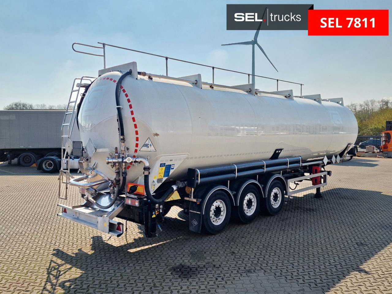 Feldbinder KIP 60/7300/A/2 / 60.000 l / Kippsilo - Silosa puspiekabe: foto 5 Feldbinder KIP 60/7300/A/2 / 60.000 l / Kippsilo - Silosa puspiekabe: foto 5