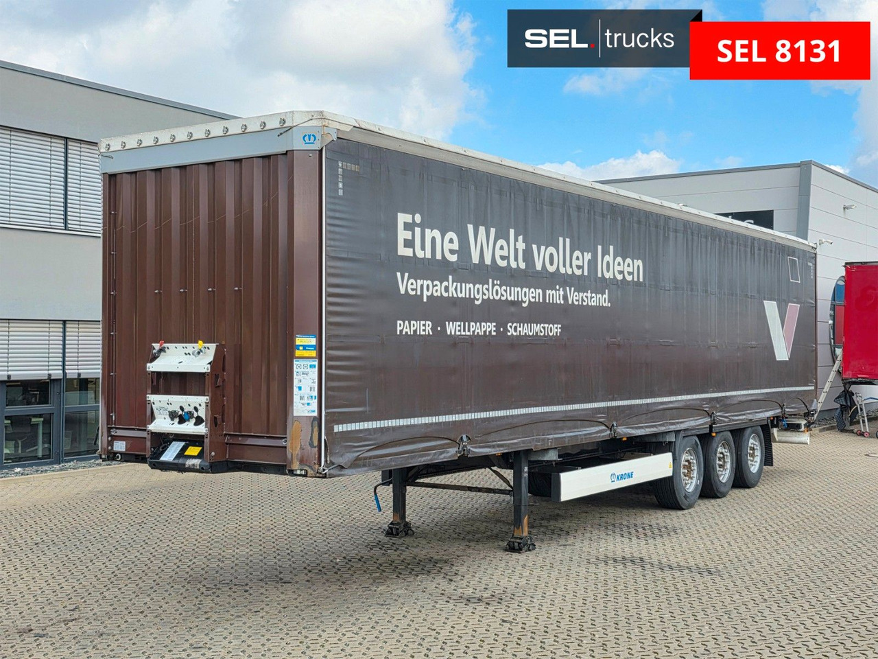 Krone SD / EDSCHA / Liftachse - Tenta puspiekabe: foto 1 Krone SD / EDSCHA / Liftachse - Tenta puspiekabe: foto 1