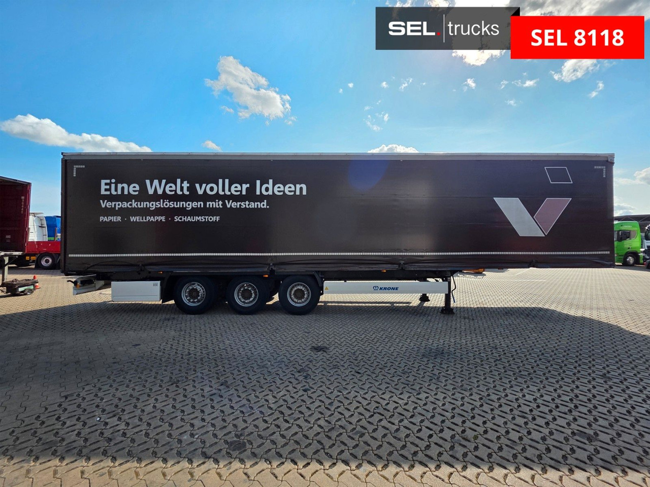 Krone SD / Liftachse / EDSCHA - Tenta puspiekabe: foto 4 Krone SD / Liftachse / EDSCHA - Tenta puspiekabe: foto 4