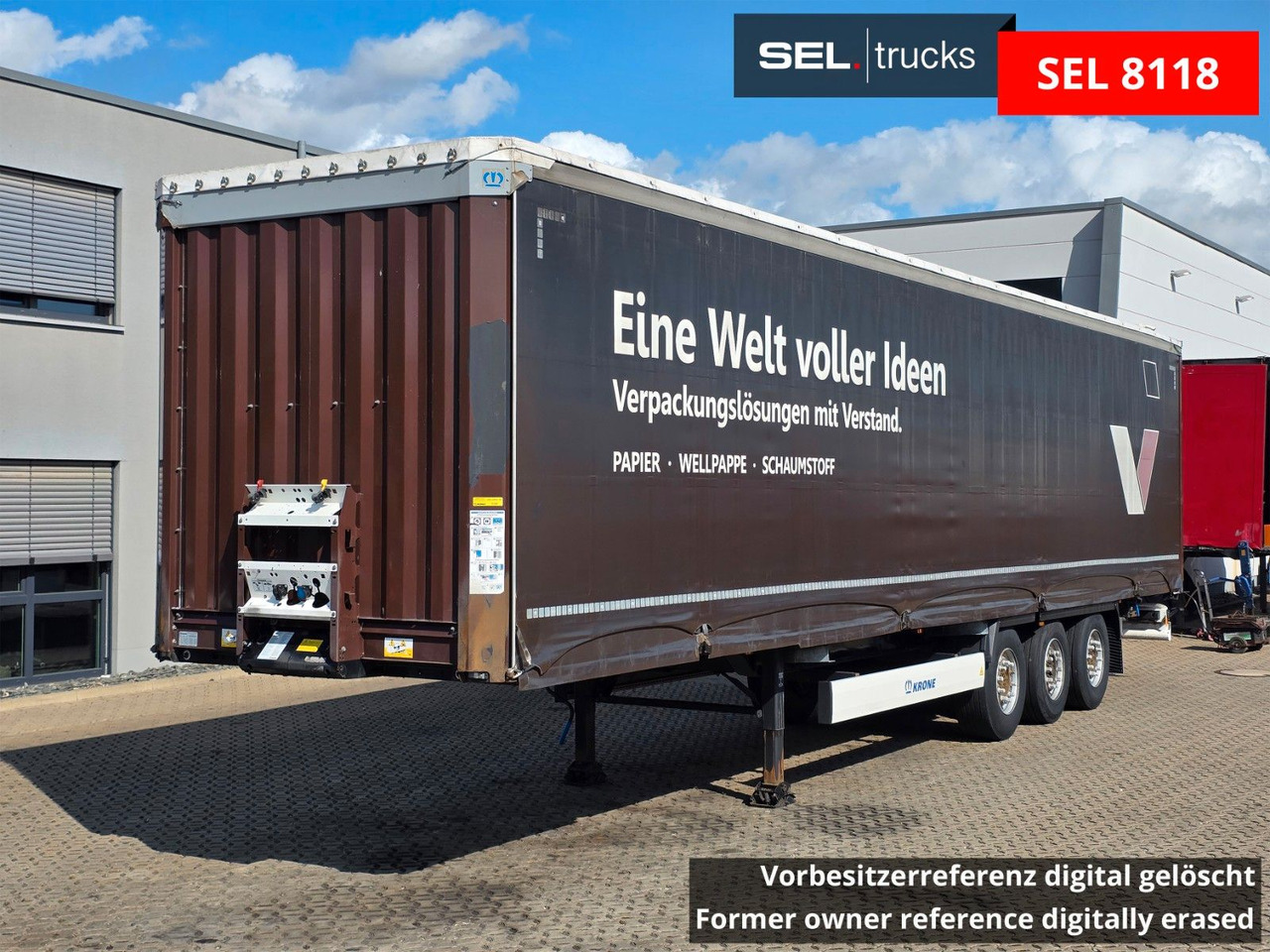 Krone SD / Liftachse / EDSCHA - Tenta puspiekabe: foto 1 Krone SD / Liftachse / EDSCHA - Tenta puspiekabe: foto 1