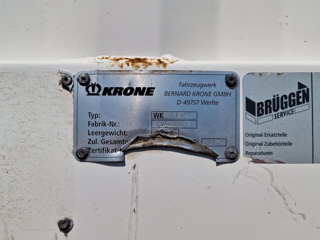 Maināmā virsbūve - furgons Krone WK 7.3 RST: foto 16