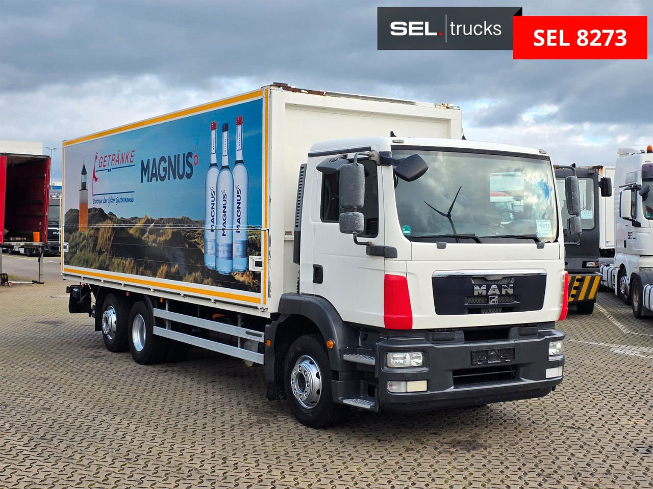 MAN TGM 22.290 6x2-4 LL / Ldbw / Rückfahrk. / Lenkac - Kravas automašīna dzērienu pārvadāšanai: foto 3 MAN TGM 22.290 6x2-4 LL / Ldbw / Rückfahrk. / Lenkac - Kravas automašīna dzērienu pārvadāšanai: foto 3