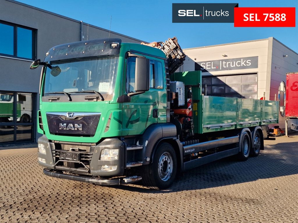 MAN TGS 26.460 6X2-4 BL / Intarder / Atlas 172.3E-A4 - Kravas auto ar manipulatoru, Bortu kravas automašīna/ Platforma: foto 1 MAN TGS 26.460 6X2-4 BL / Intarder / Atlas 172.3E-A4 - Kravas auto ar manipulatoru, Bortu kravas automašīna/ Platforma: foto 1