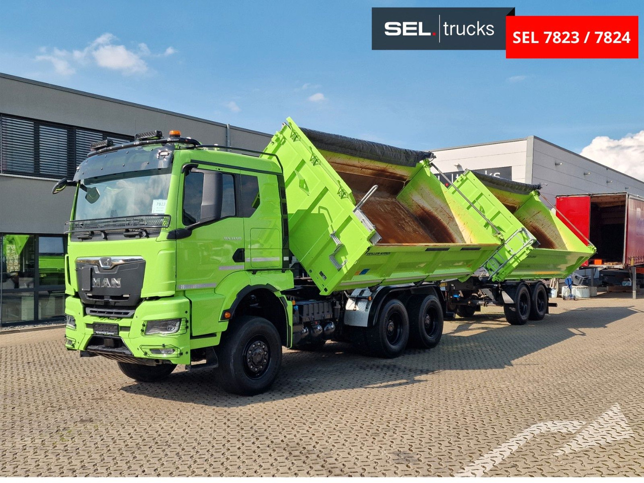MAN TGS 33.510 6x6 BL CH /Dreiseitenkipper /6x6 / 6D - Kravas automašīna pašizgāzējs: foto 1 MAN TGS 33.510 6x6 BL CH /Dreiseitenkipper /6x6 / 6D - Kravas automašīna pašizgāzējs: foto 1
