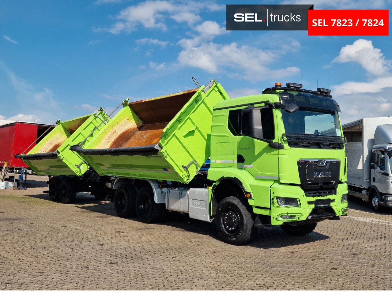 MAN TGS 33.510 6x6 BL CH /Dreiseitenkipper /6x6 / 6D - Kravas automašīna pašizgāzējs: foto 3 MAN TGS 33.510 6x6 BL CH /Dreiseitenkipper /6x6 / 6D - Kravas automašīna pašizgāzējs: foto 3