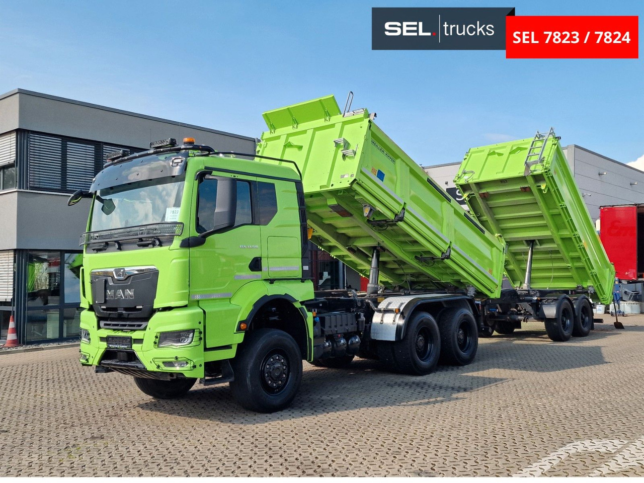 MAN TGS 33.510 6x6 BL CH /Dreiseitenkipper /6x6 / 6D - Kravas automašīna pašizgāzējs: foto 2 MAN TGS 33.510 6x6 BL CH /Dreiseitenkipper /6x6 / 6D - Kravas automašīna pašizgāzējs: foto 2
