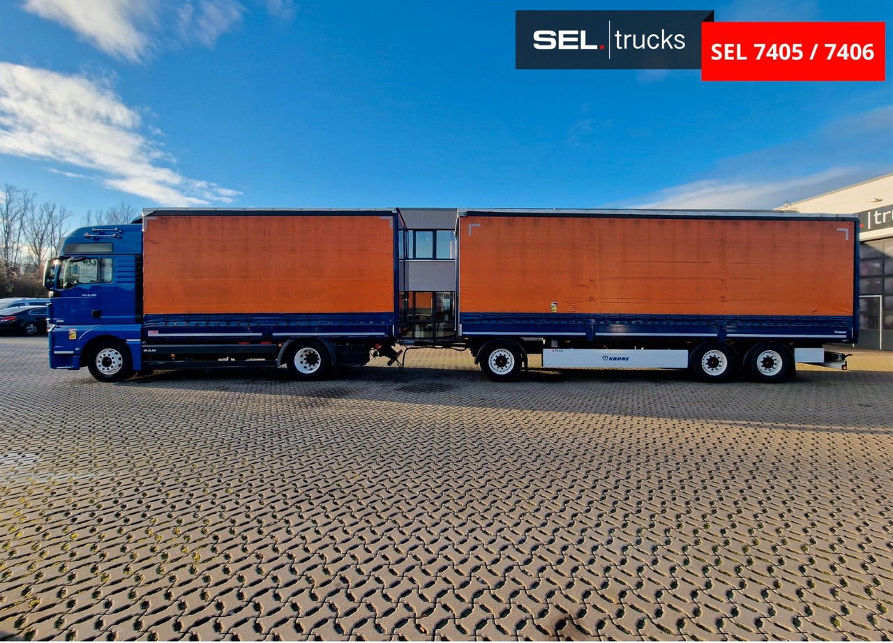 MAN TGX 18.580 4X2 LL/ Intarder/Aluklappen/Durchlade - Kravas automašīna ar tentu: foto 1 MAN TGX 18.580 4X2 LL/ Intarder/Aluklappen/Durchlade - Kravas automašīna ar tentu: foto 1