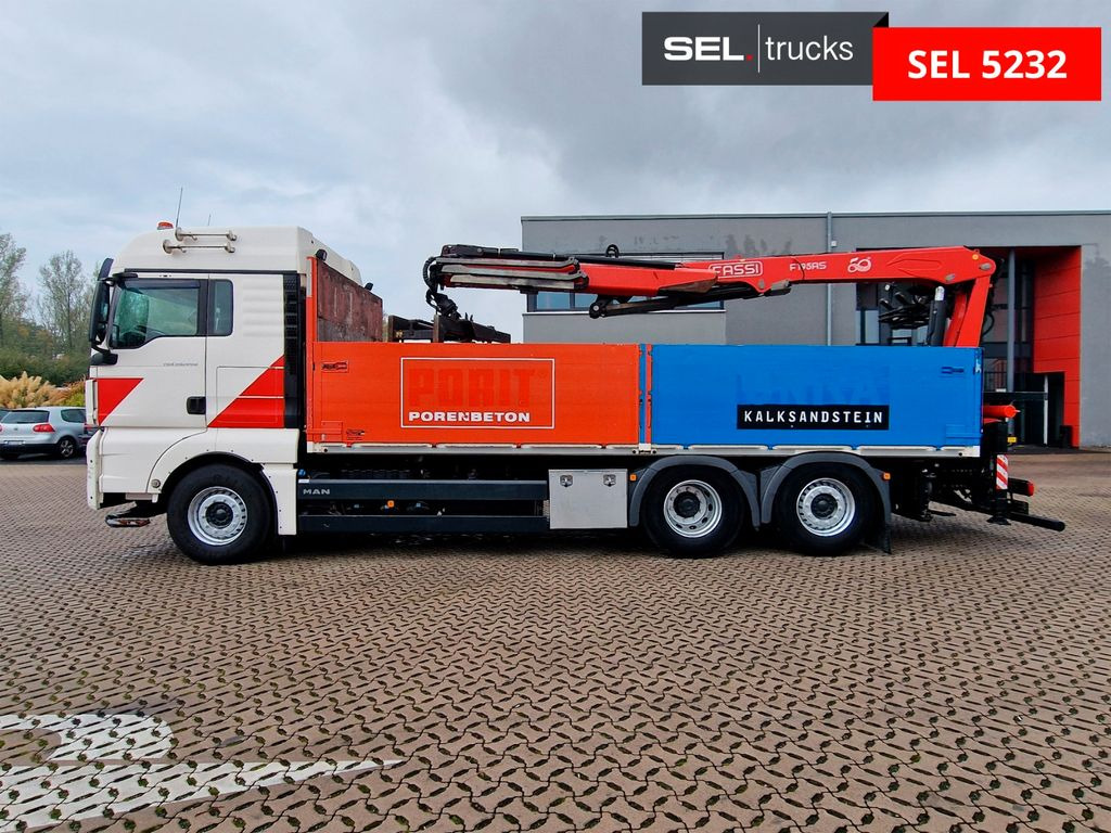 Kravas auto ar manipulatoru MAN TGX 26.440 / Intarder / Fassi / Lenkachse: foto 8