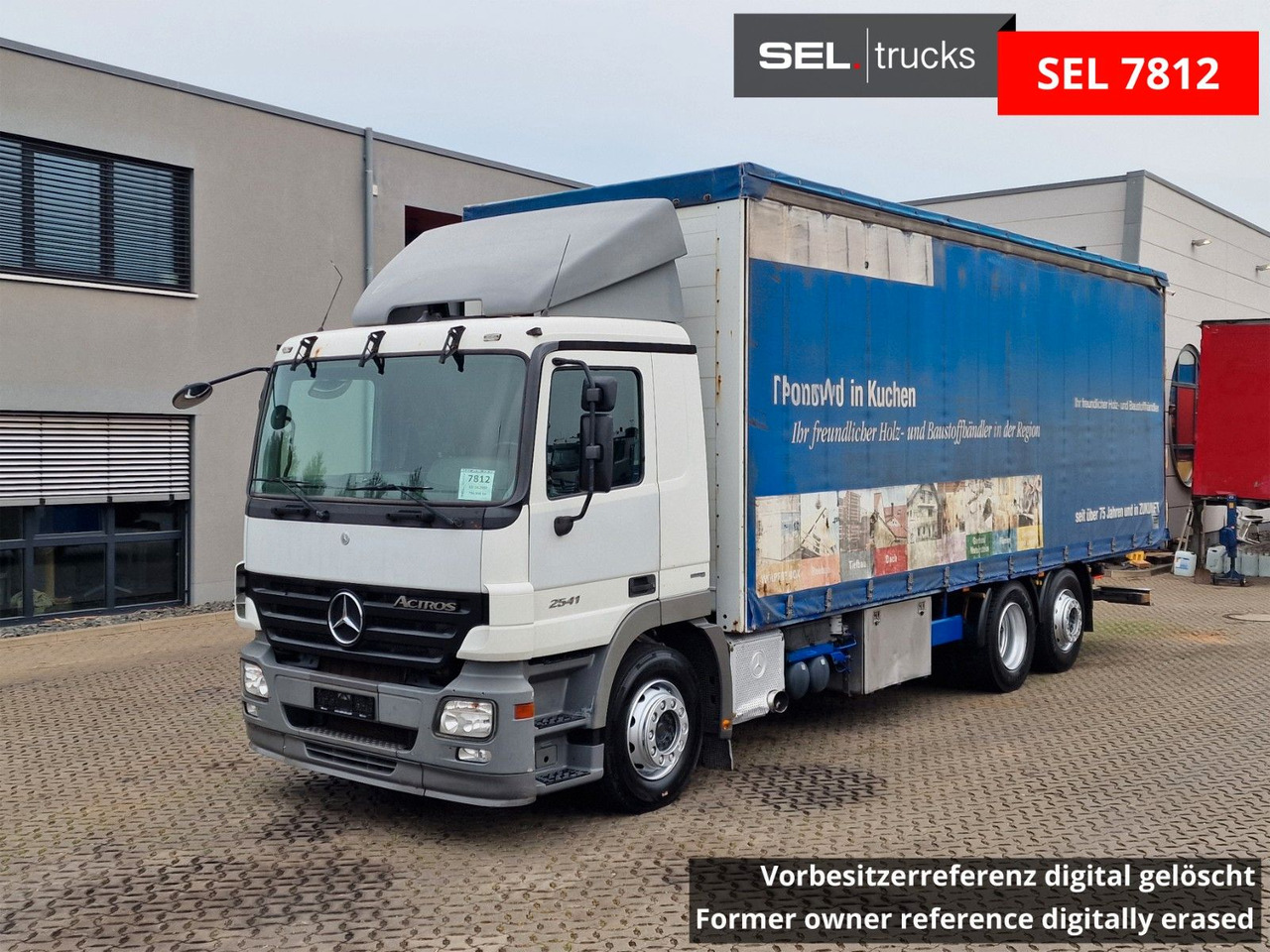 Mercedes-Benz Actros 2541 / Lenkachse / Liftachse / V6 - Kravas automašīna ar tentu: foto 1 Mercedes-Benz Actros 2541 / Lenkachse / Liftachse / V6 - Kravas automašīna ar tentu: foto 1