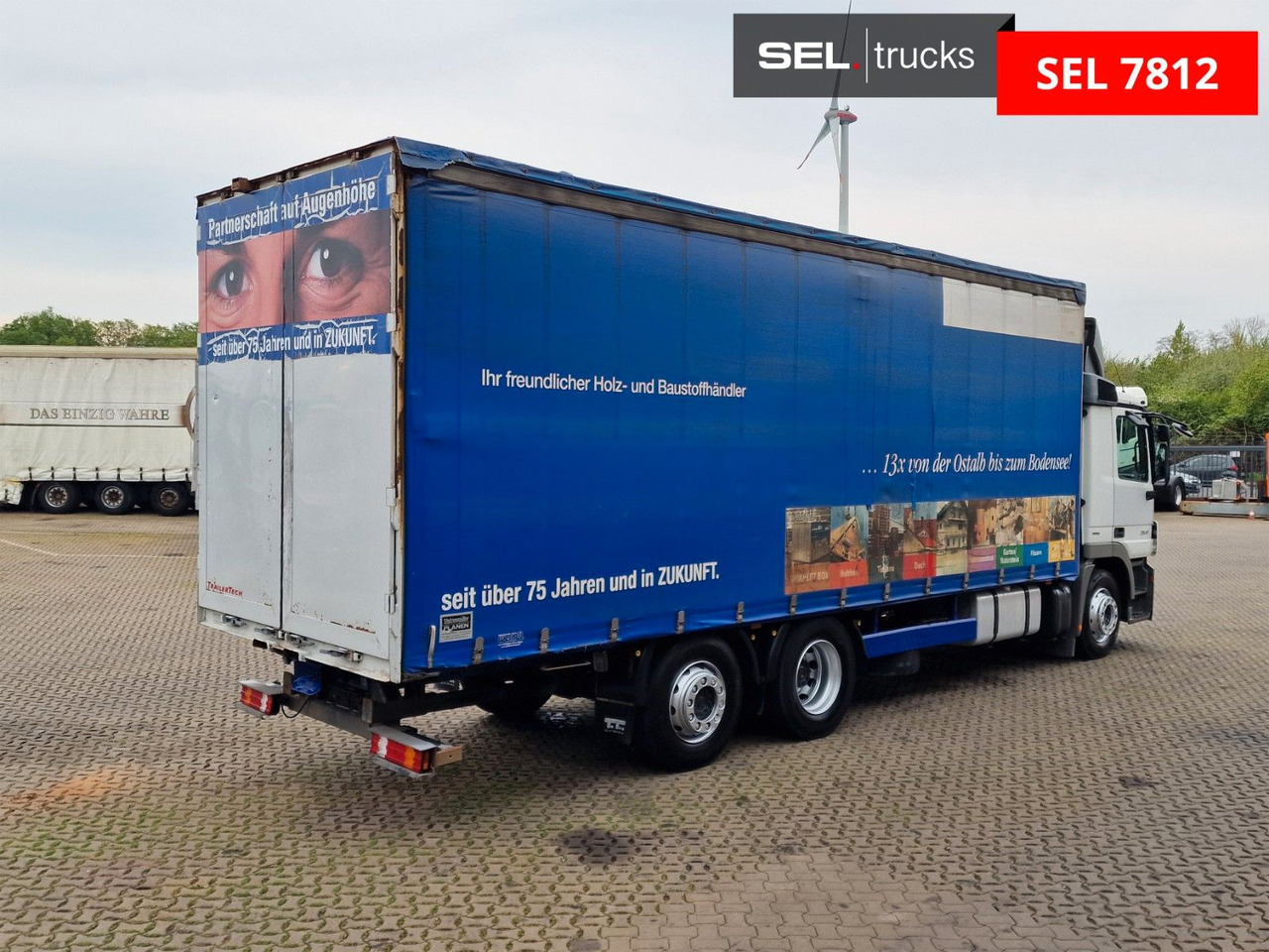 Mercedes-Benz Actros 2541 / Lenkachse / Liftachse / V6 - Kravas automašīna ar tentu: foto 5 Mercedes-Benz Actros 2541 / Lenkachse / Liftachse / V6 - Kravas automašīna ar tentu: foto 5