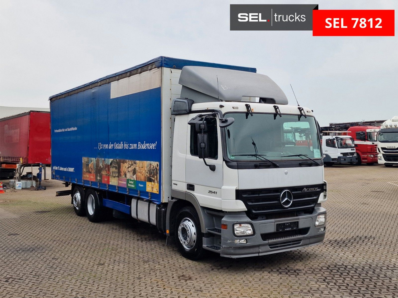 Mercedes-Benz Actros 2541 / Lenkachse / Liftachse / V6 - Kravas automašīna ar tentu: foto 3 Mercedes-Benz Actros 2541 / Lenkachse / Liftachse / V6 - Kravas automašīna ar tentu: foto 3