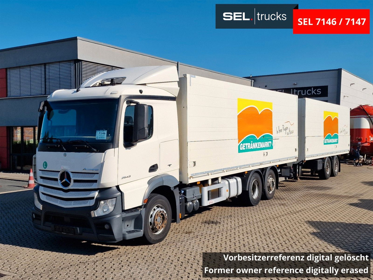 Mercedes-Benz Actros 2543 / Retarder / Lenkachse / Liftachse - Kravas automašīna dzērienu pārvadāšanai: foto 1 Mercedes-Benz Actros 2543 / Retarder / Lenkachse / Liftachse - Kravas automašīna dzērienu pārvadāšanai: foto 1