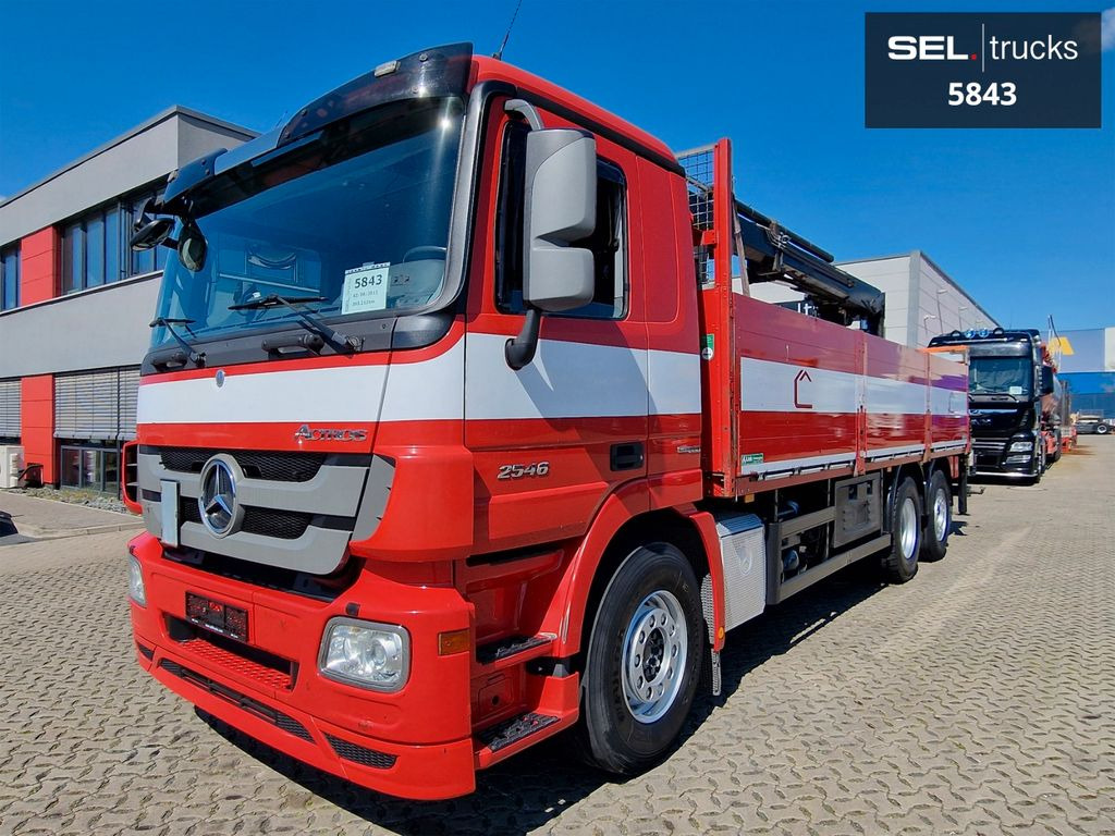 Mercedes-Benz Actros 2546 / HIAB 166K / ADC 4,1t / Lenkachse Mercedes-Benz Actros 2546 / HIAB 166K / ADC 4,1t / Lenkachse - Kravas auto ar manipulatoru, Bortu kravas automašīna/ Platforma: foto 1 Mercedes-Benz Actros 2546 / HIAB 166K / ADC 4,1t / Lenkachse Mercedes-Benz Actros 2546 / HIAB 166K / ADC 4,1t / Lenkachse - Kravas auto ar manipulatoru, Bortu kravas automašīna/ Platforma: foto 1