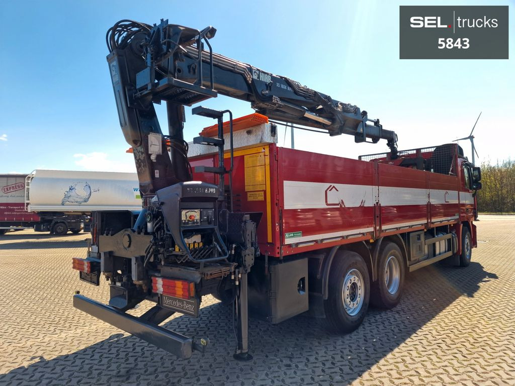 Mercedes-Benz Actros 2546 / HIAB 166K / ADC 4,1t / Lenkachse - Kravas auto ar manipulatoru, Bortu kravas automašīna/ Platforma: foto 5 Mercedes-Benz Actros 2546 / HIAB 166K / ADC 4,1t / Lenkachse - Kravas auto ar manipulatoru, Bortu kravas automašīna/ Platforma: foto 5