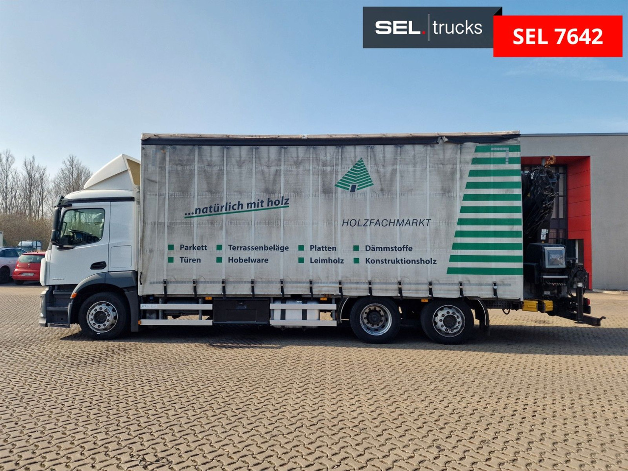 Kravas auto ar manipulatoru Mercedes-Benz Antos 2540 / Fernbedienung / Lenkachse: foto 8 Kravas auto ar manipulatoru Mercedes-Benz Antos 2540 / Fernbedienung / Lenkachse: foto 8