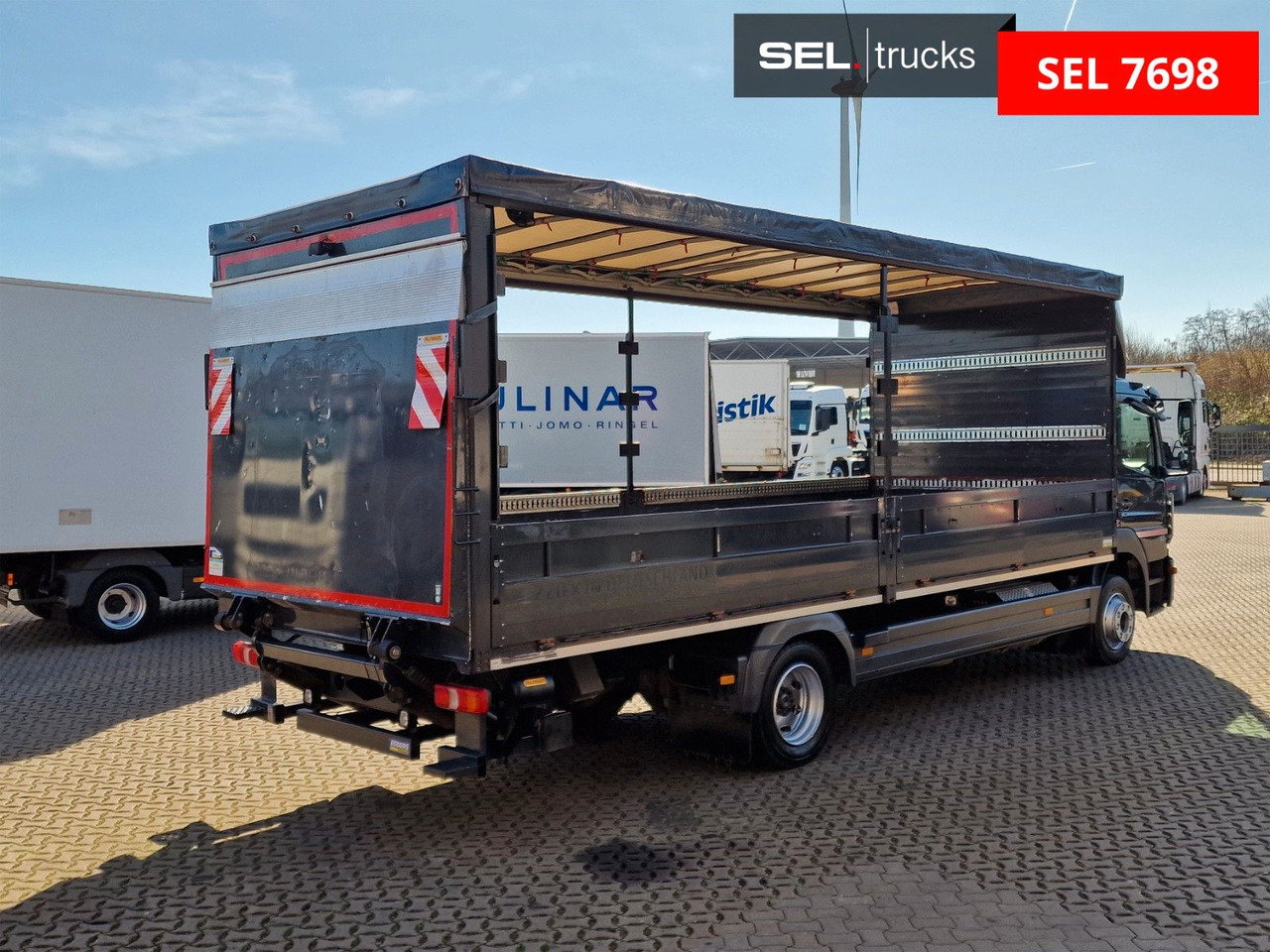 Mercedes-Benz Atego 1221 / Ladebordwand - Kravas automašīna ar tentu: foto 5 Mercedes-Benz Atego 1221 / Ladebordwand - Kravas automašīna ar tentu: foto 5