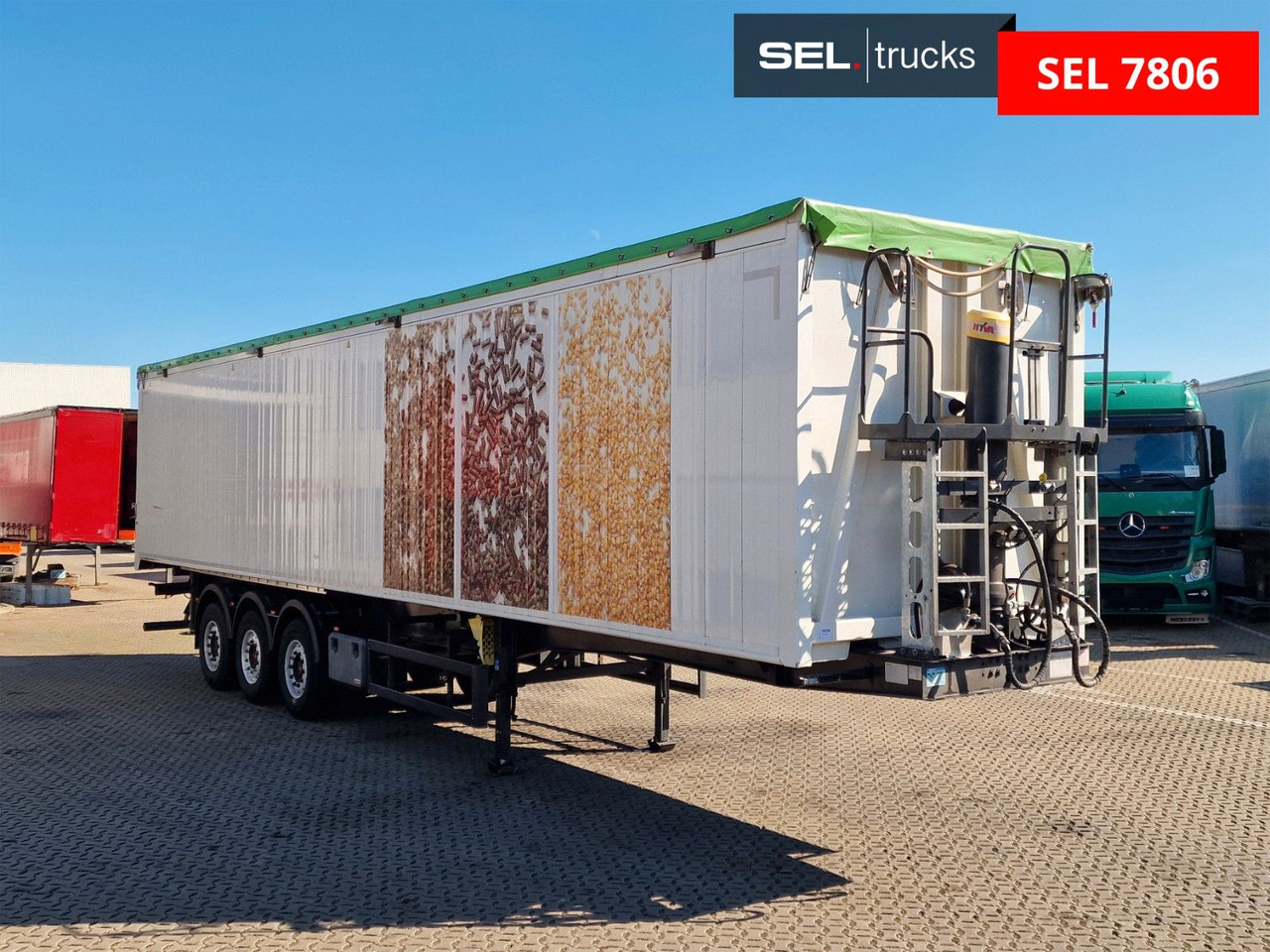 Reisch RHKS-3-AG13 / Alu-Felgen / Liftachse / 80m³ - Puspiekabe pašizgāzējs: foto 3 Reisch RHKS-3-AG13 / Alu-Felgen / Liftachse / 80m³ - Puspiekabe pašizgāzējs: foto 3