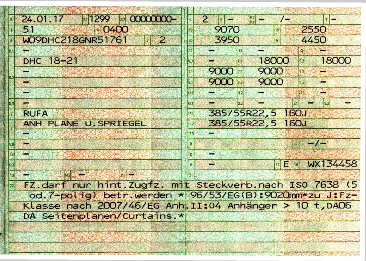 Piekabe ar tentu Rufa DHC 18-21 / Hubdach / EDSCHA: foto 45 Piekabe ar tentu Rufa DHC 18-21 / Hubdach / EDSCHA: foto 45