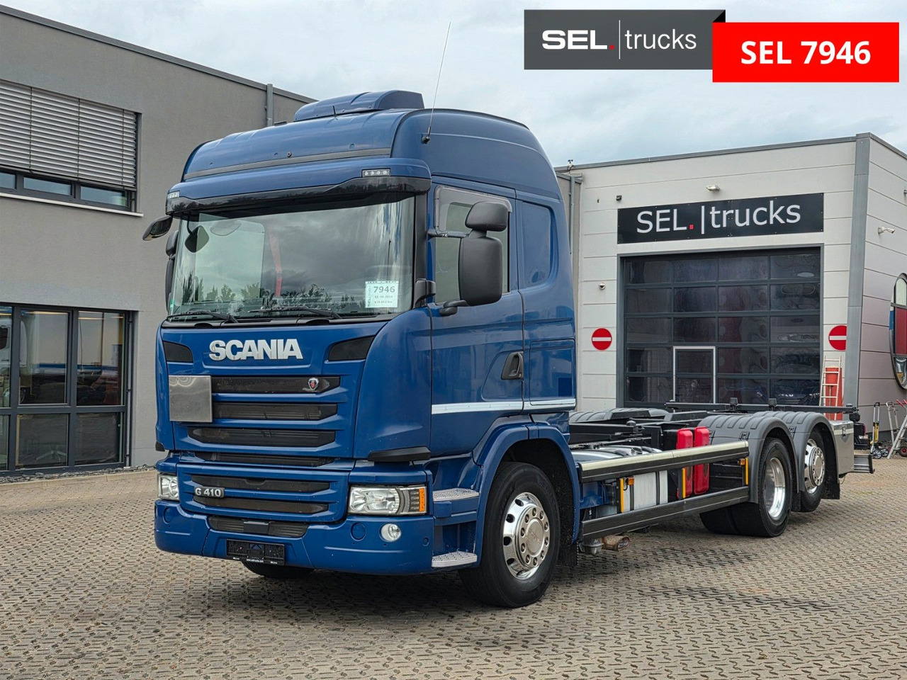 Scania G 410 LB6X2*4MNB / Retarder/PTO/ADR/Lenkachse - Konteineru vedējs/ Kravas automašīna ar noņemamā virsbūve: foto 1 Scania G 410 LB6X2*4MNB / Retarder/PTO/ADR/Lenkachse - Konteineru vedējs/ Kravas automašīna ar noņemamā virsbūve: foto 1