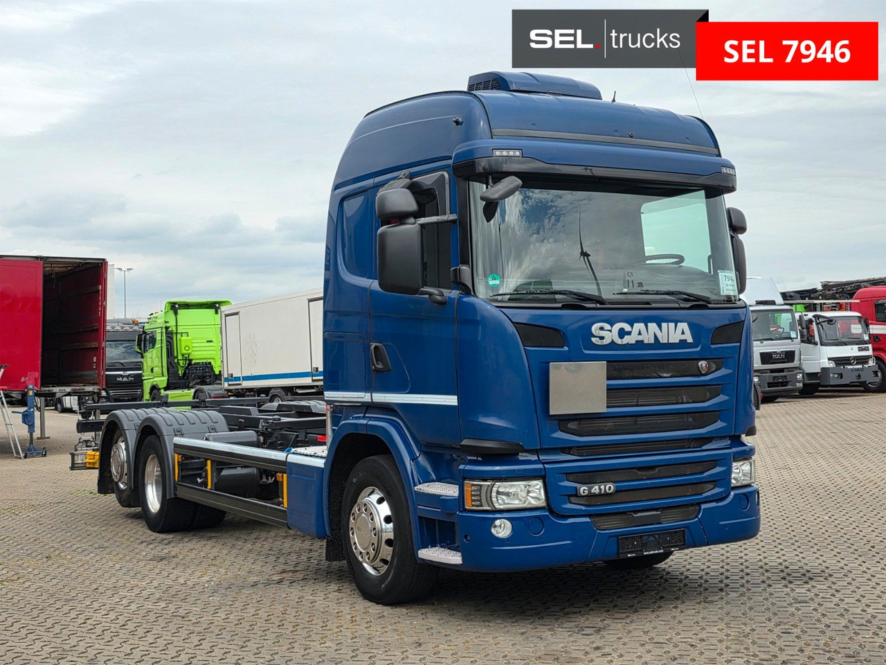 Scania G 410 LB6X2*4MNB / Retarder/PTO/ADR/Lenkachse - Konteineru vedējs/ Kravas automašīna ar noņemamā virsbūve: foto 3 Scania G 410 LB6X2*4MNB / Retarder/PTO/ADR/Lenkachse - Konteineru vedējs/ Kravas automašīna ar noņemamā virsbūve: foto 3