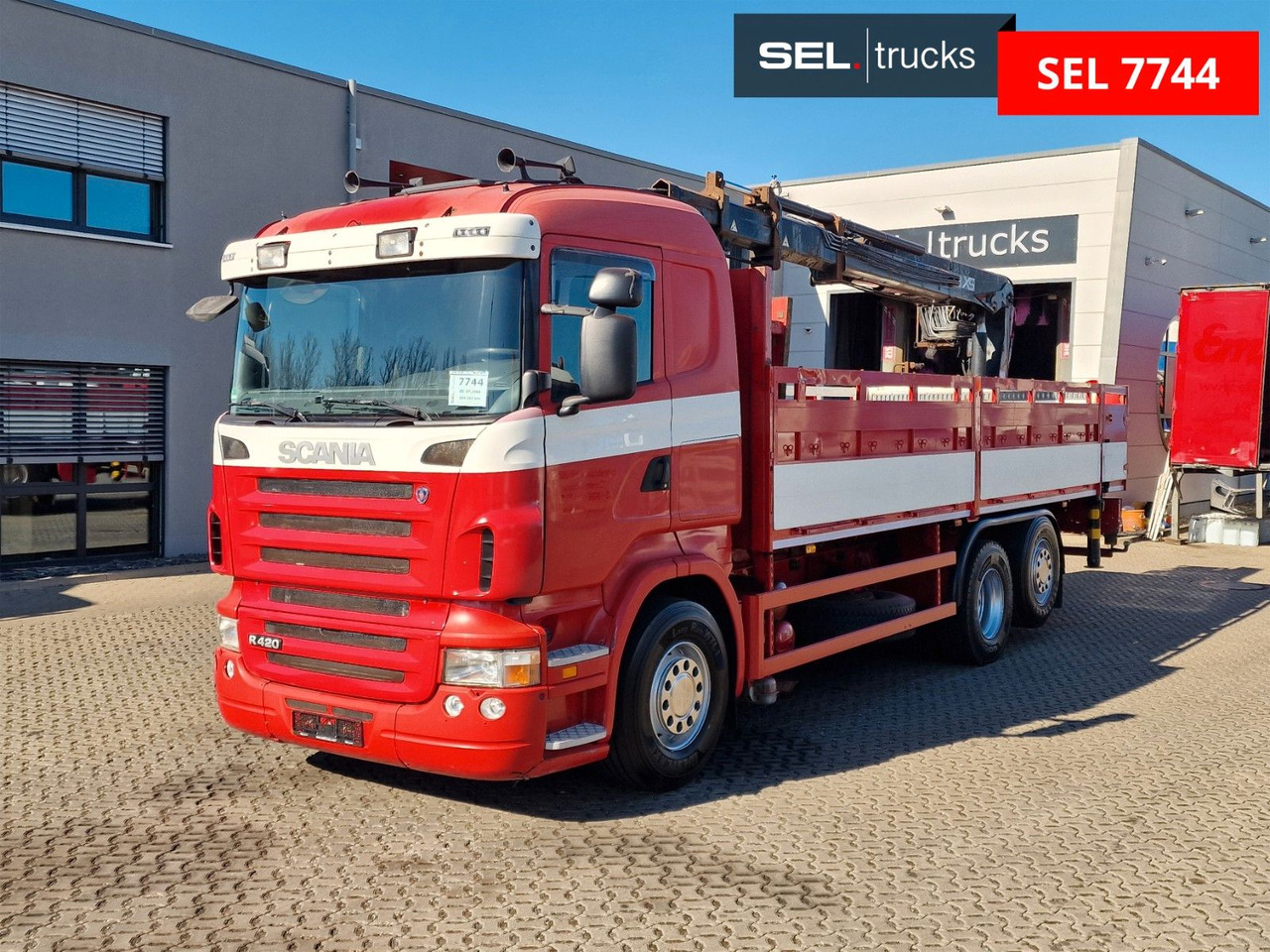 Scania R 340 LB6X2*4MNA /Retarder /HIAB 166K /Lenkachse - Kravas auto ar manipulatoru: foto 1 Scania R 340 LB6X2*4MNA /Retarder /HIAB 166K /Lenkachse - Kravas auto ar manipulatoru: foto 1