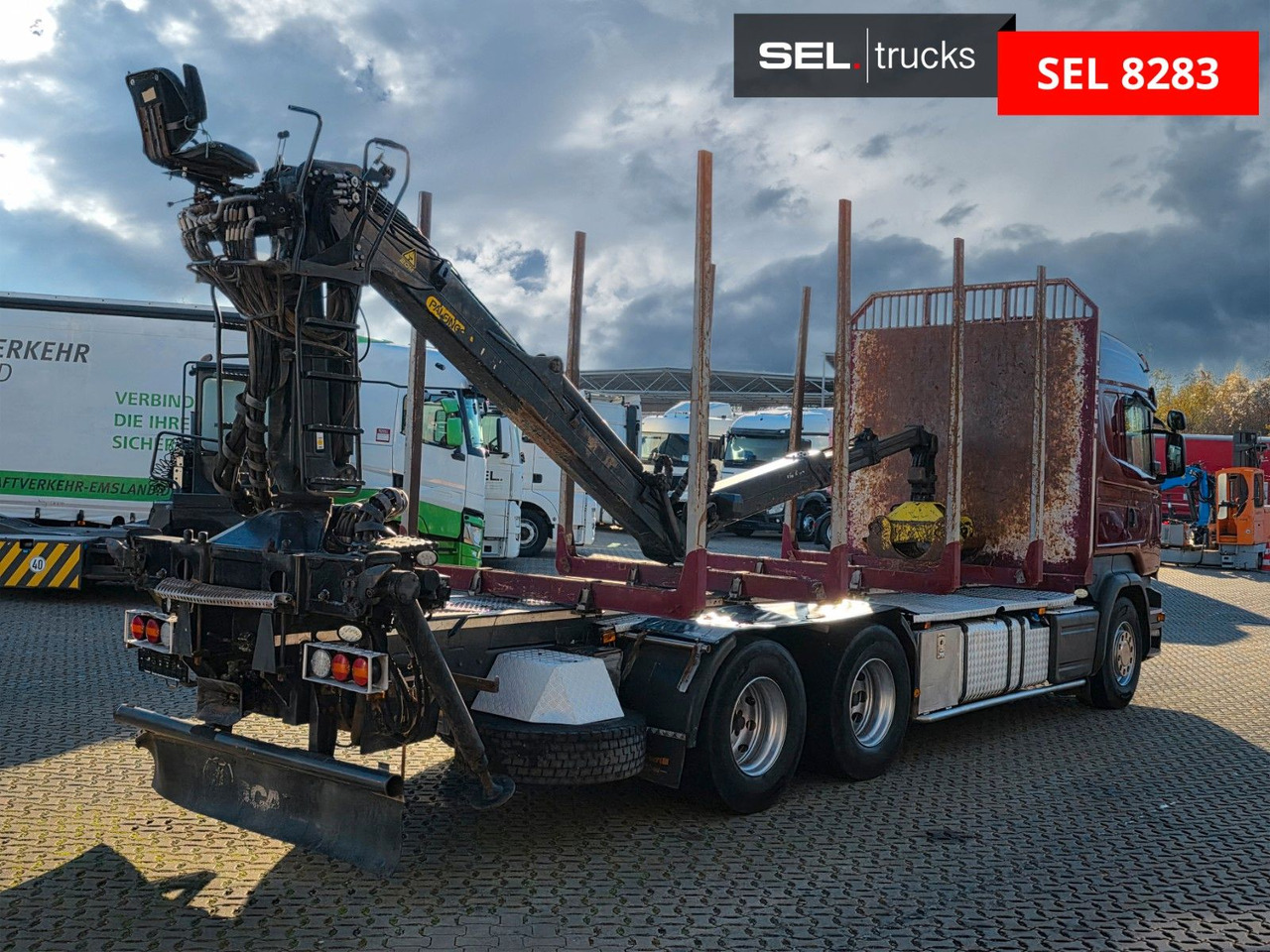 Scania R 580 LB6X4HNB / Retarder / Palfinger / V8 - Kokvedējs, Kravas auto ar manipulatoru: foto 5 Scania R 580 LB6X4HNB / Retarder / Palfinger / V8 - Kokvedējs, Kravas auto ar manipulatoru: foto 5