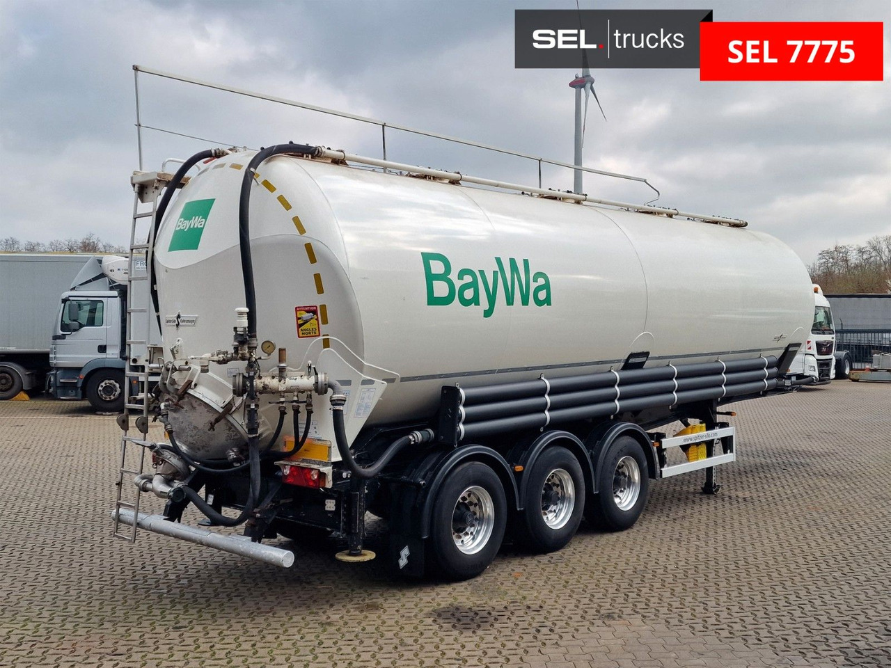 Spitzer SKS 27 / Kippsilo / 53.000 l / Liftachse - Silosa puspiekabe: foto 5 Spitzer SKS 27 / Kippsilo / 53.000 l / Liftachse - Silosa puspiekabe: foto 5