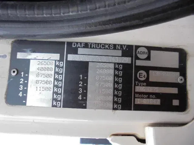 Bortu kravas automašīna/ Platforma DAF CF 75 250 6X2 NL TRUCK APK 01-03-2026: foto 13 Bortu kravas automašīna/ Platforma DAF CF 75 250 6X2 NL TRUCK APK 01-03-2026: foto 13