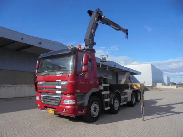 DAF CF 85 410 8X2 + 30T HAAK NL TRUCK - Pacēlājs ar āķi, Kravas auto ar manipulatoru: foto 1 DAF CF 85 410 8X2 + 30T HAAK NL TRUCK - Pacēlājs ar āķi, Kravas auto ar manipulatoru: foto 1