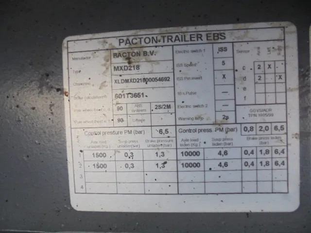 Piekabe slēgtā virsbūve Pacton MXD218: foto 17