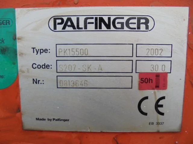 Palfinger PK 15500 - Strēle: foto 5 Palfinger PK 15500 - Strēle: foto 5