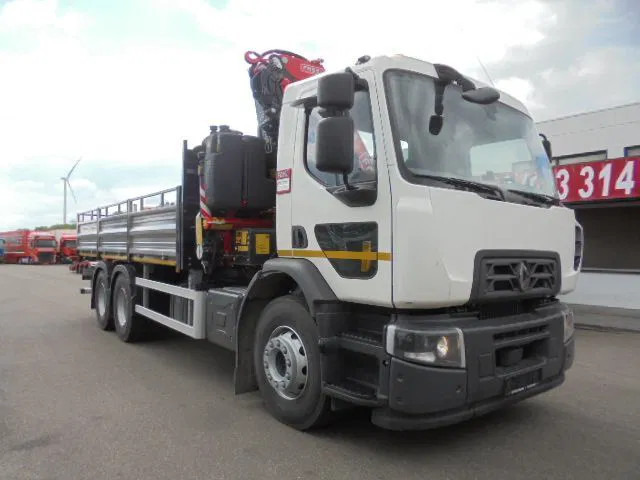 Renault 320 6X4 + FASSI F245 DEMO UNUSED NL TRUCK - Bortu kravas automašīna/ Platforma, Kravas auto ar manipulatoru: foto 2 Renault 320 6X4 + FASSI F245 DEMO UNUSED NL TRUCK - Bortu kravas automašīna/ Platforma, Kravas auto ar manipulatoru: foto 2