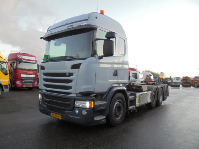 Scania G450 8X2 TRIPLE RETARDER NL KENTEKEN - Pacēlājs ar āķi: foto 1 Scania G450 8X2 TRIPLE RETARDER NL KENTEKEN - Pacēlājs ar āķi: foto 1