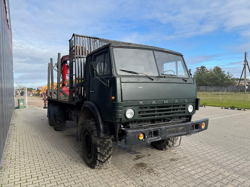 Kamaz 43101, 6x6 - Kokvedējs, Kravas auto ar manipulatoru: foto 2 Kamaz 43101, 6x6 - Kokvedējs, Kravas auto ar manipulatoru: foto 2