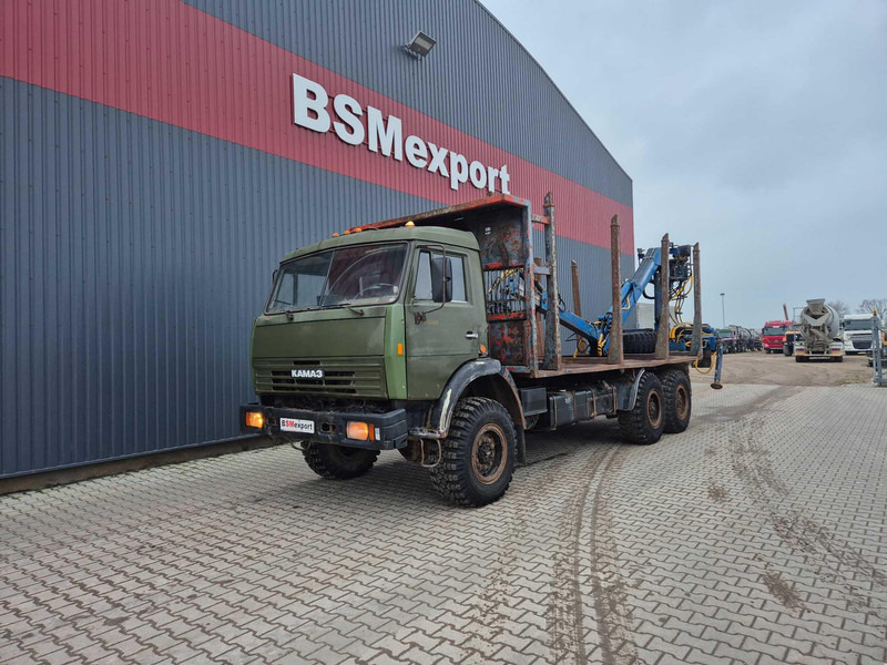 Kamaz 43101 6x6 - Kokvedējs, Kravas auto ar manipulatoru: foto 3 Kamaz 43101 6x6 - Kokvedējs, Kravas auto ar manipulatoru: foto 3