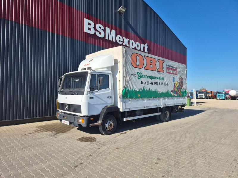 Mercedes-Benz 814 - Kravas automašīna ar tentu: foto 1 Mercedes-Benz 814 - Kravas automašīna ar tentu: foto 1