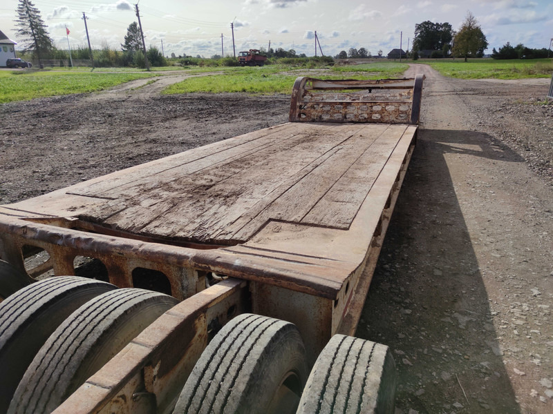 Puspiekabe zema profila platforma Murray 16 tyre heavy duty low loader: foto 14