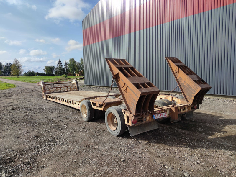 Puspiekabe zema profila platforma Murray 16 tyre heavy duty low loader: foto 6