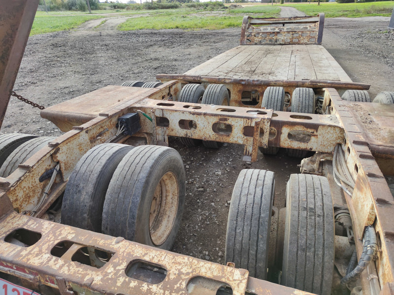 Puspiekabe zema profila platforma Murray 16 tyre heavy duty low loader: foto 8