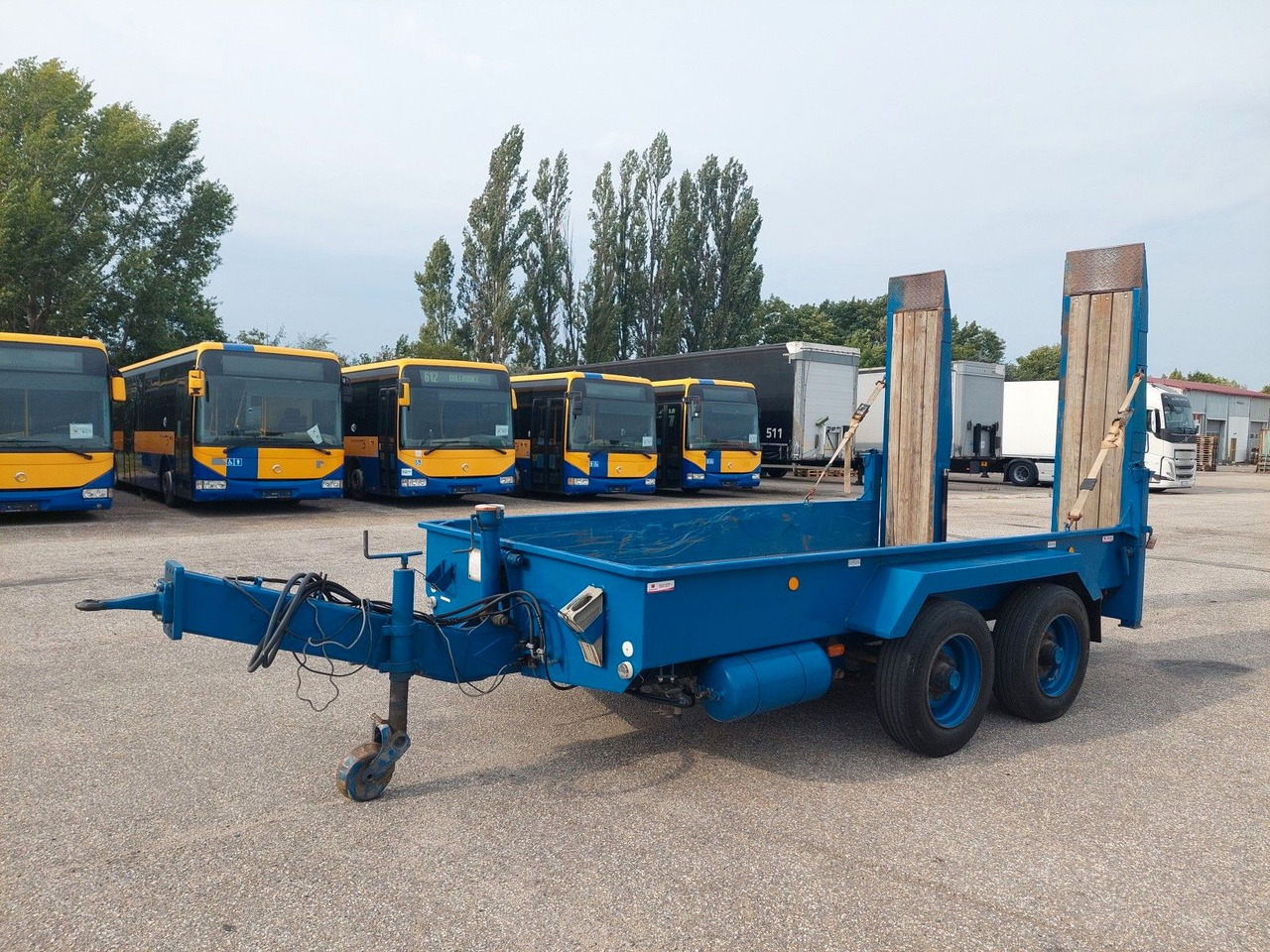 Fliegl TTS 89 W09 - Piekabe zema profila platforma: foto 1 Fliegl TTS 89 W09 - Piekabe zema profila platforma: foto 1