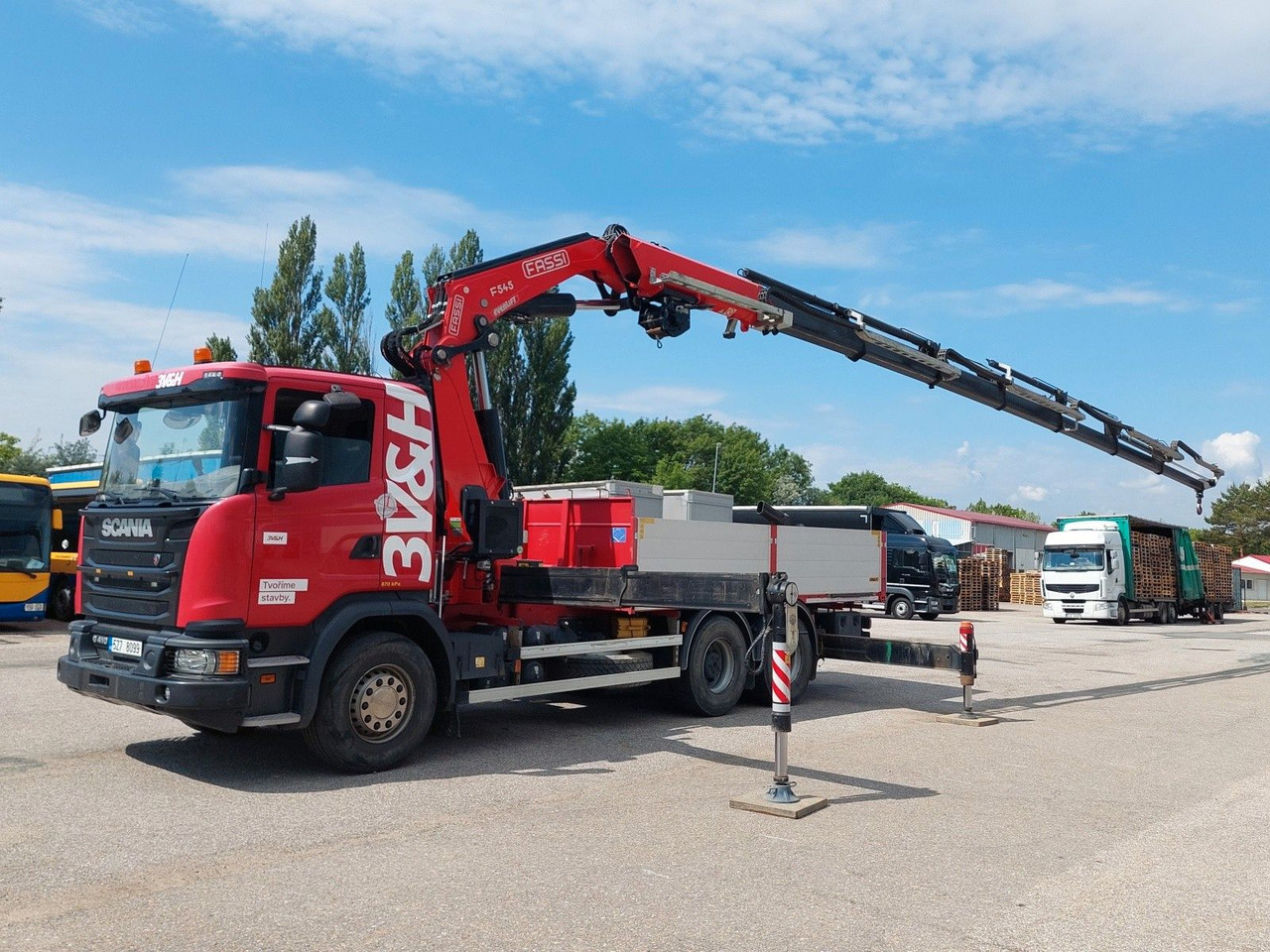Scania G 410LB 6x4 HNA + Kran Fassi F545RA.2.27 FLY-JIB - Bortu kravas automašīna/ Platforma, Kravas auto ar manipulatoru: foto 5 Scania G 410LB 6x4 HNA + Kran Fassi F545RA.2.27 FLY-JIB - Bortu kravas automašīna/ Platforma, Kravas auto ar manipulatoru: foto 5