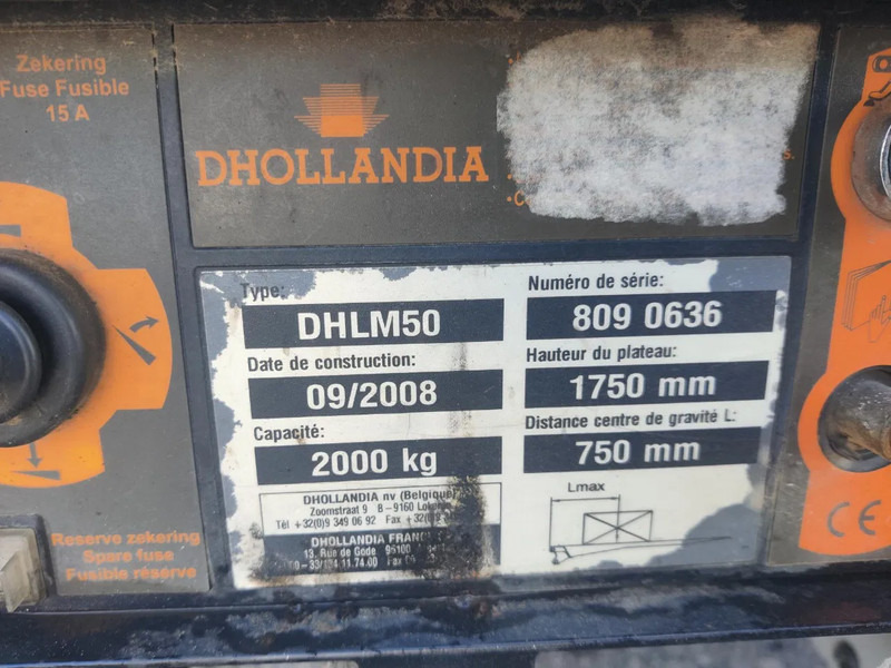 Kravas automašīna ar tentu Mercedes-Benz Axor 1829 + D'HOLLANDIA 2000 KG: foto 13