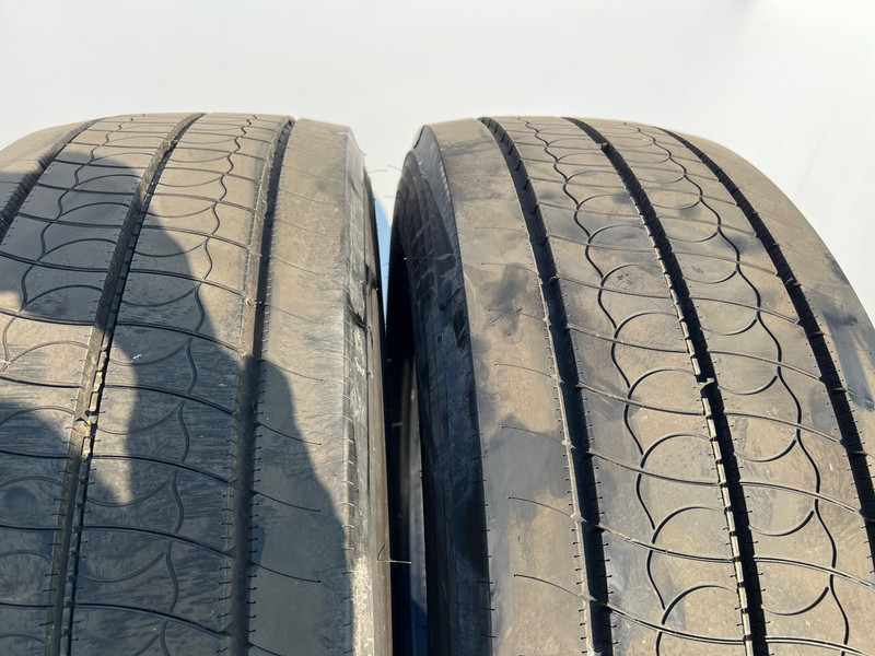 Bridgestone Bridgestone 315/70R22.5 H-STEER002 ECOPIA 156/154 M M+S 3PMSF gebruikte set - Riepa - Kravas automašīna: foto 2 Bridgestone Bridgestone 315/70R22.5 H-STEER002 ECOPIA 156/154 M M+S 3PMSF gebruikte set - Riepa - Kravas automašīna: foto 2